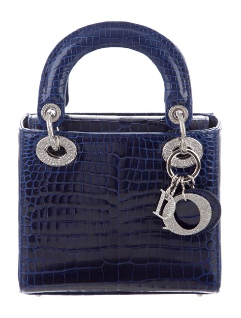 christian dior bag blue|Christian Dior handbag blue.